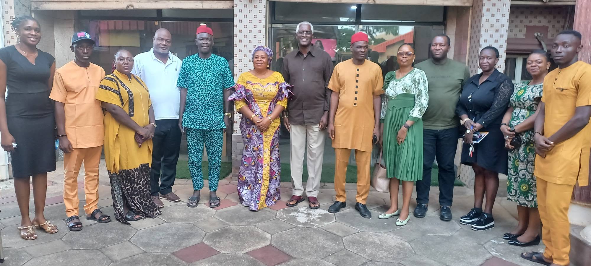 COOUTH CMD AND MANAGEMENT TEAM PAY COURTESY VISIT TO THE PRESIDENT GENERAL OF AWKA DEVELOPMENT UNION